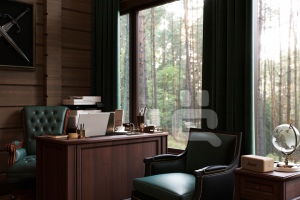 3D визуализация кабинета-3