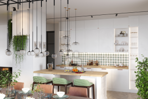 Создание и 3D визуализация интерьера домика под Тбилиси -6