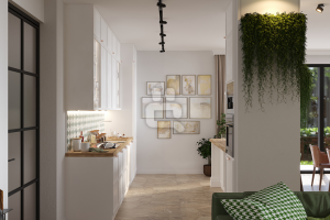 Создание и 3D визуализация интерьера домика под Тбилиси -8