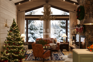 Визуализация кухни-гостиной - 1