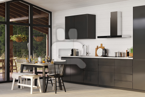 Кухня-гостиная сканди-3