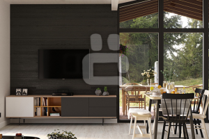 Кухня-гостиная сканди-2