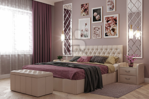 Моделинг и визуализация спального гарнитура-3