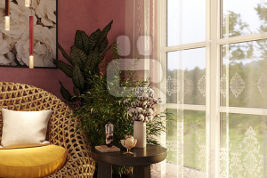 Визуализация тюли для Легранд