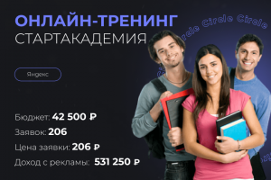 Онлайн-тренинг Стартакадемия