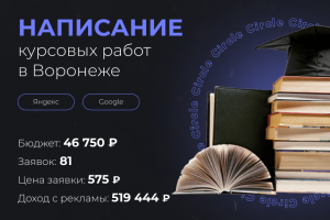 Написание курсовых работ в Воронеже
