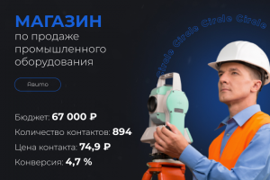 Магазин по продаже промышленного оборудования