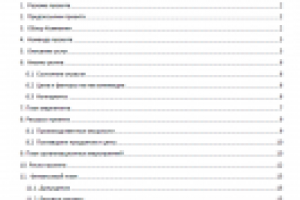 Бизнес-план стартапа Пивной бар в Иркутске