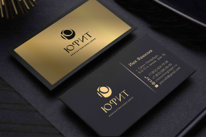 Визитка для консалтингого бюро  Юфит