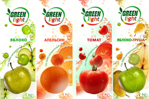 Линейка из 8 соков Green Light