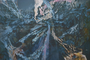 Рождение облака. Холст, темпера. 120х105 см.