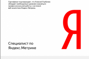 Яндекс.метрика