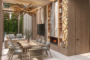 Беседка Интерьер