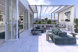 Open balcony of Penthouse