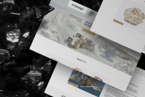 Сайт для горнодобывающего предприятия