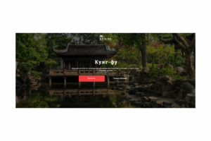 Верстка проекта кунг-фу