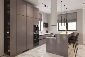 Дизайн-проект кухни в частном доме