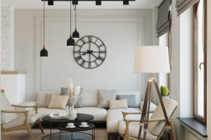 Зона гостиной в частном доме