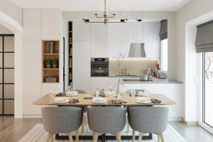 Кухня-гостиная в частном доме