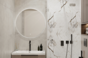 Санузел в квартире-студии