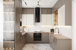 Дизайн кухни в частном доме