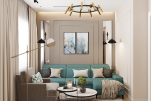 Гостиная в частном доме