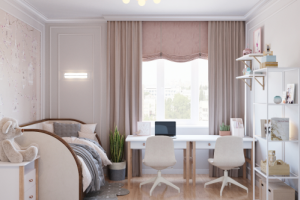 Детская комната для двух девочек.