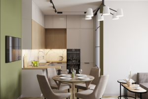 Дизайн кухни-гостиной в квартире