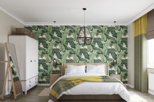 Спальня в квартире 93 кв.м.