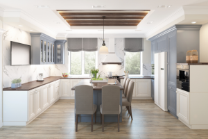 Кухня в частном доме.