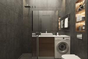 Дизайн и визуализация санузла в квартире.