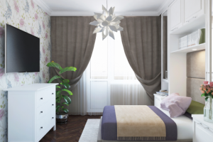 Дизайн маленькой спальни для женщины