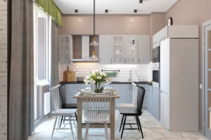 Дизайн и визуализация кухни.