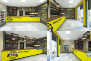 Дизайн пивного магазина