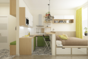 Квартира-студия 18 квадратных метров