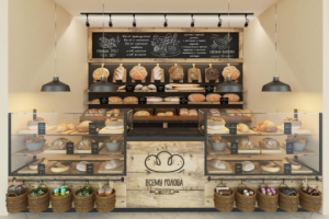 Дизайн точки по продаже выпечки