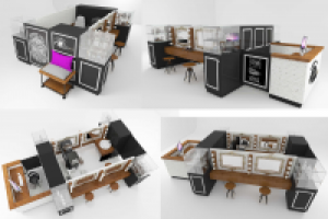 Островной бьюти-бар в ТЦ