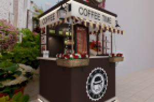 дизайн торговой точки по продаже кофе на вынос