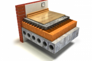 Разрез напольного покрытия