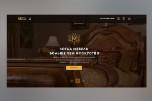 Лендинг Мебель массив