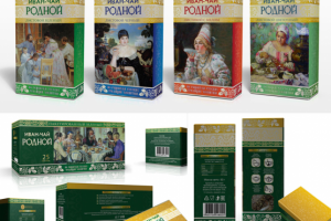 Разработка линейки упаковки для чая