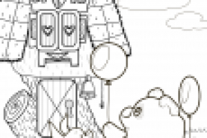 Раскраска - Винни Пух