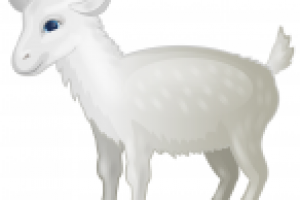 Коза. Векторная графика.