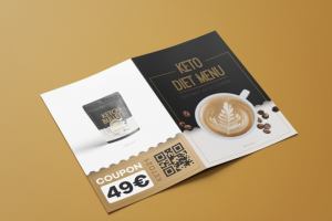 Keto coffee leaflet