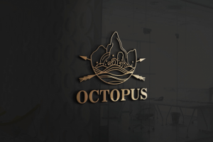 Логотип агенства по подбору атлантических круизов "Octopus"
