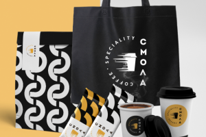 Айдентика кофейни "Смола" в г. Казань