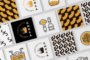 Айдентика кофейни "Смола" в г. Казань