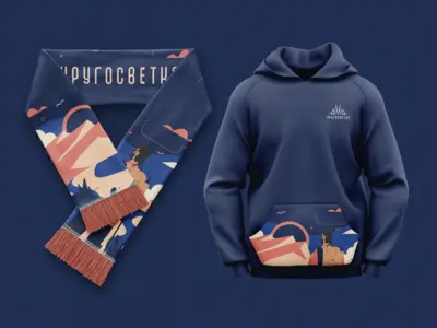 Кругосветка: фирменный стиль туристического бюро