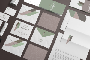 Фирменная стиль инвестицонной компании "Олива Инвест"