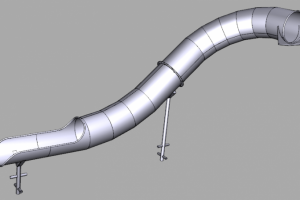 Горка тунельная